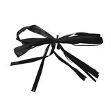 Noeud raphia Noir 80 mm attache twist - Paquet de 100