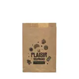 Sac croissant papier kraft brun 12 x 5 x 20 cm Le plaisir gourmand - Sachet viennoiserie - Lot de 1000