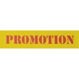 Bande de fond PVC PROMOTION pour réglettes porte-étiquette 34 mm x 50 m