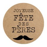 Étiquettes cadeaux adhésives Joyeuse Fête des Pères