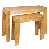 Tables gigognes en bois - Tables de présentation