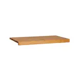 Tablette bois massif brun L60 x P31,8 cm - Modèle d'étagère pour boutique