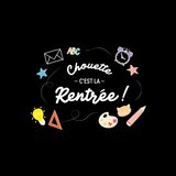 Vitrophanie électrostatique Vive la Rentrée ! - Stickers vitrines