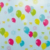 Papier cadeau Ballons - Multicolore - 70 cm x 50 m - Le rouleau