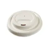 Couvercle fibre végétale pour gobelet carton ø 7 cm avec bec buveur - Lot de 50