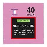 Serviettes Micro-gaufrées
