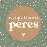Étiquettes cadeaux adhésives Joyeuse Fête des Pères - Fête des pères