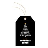 Étiquettes américaines JOYEUSES FÊTES - Étiquettes cadeaux Noël