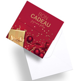 Bons cadeaux Joyeuses Fêtes - Chèque cadeaux Noël