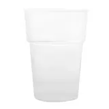 Gobelet plastique gradué 33 cl ø 7,61 x 11,53 cm - Gobelet réutilisable - Verre plastique - Transparent - Lot de 50