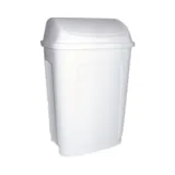 Poubelle à couvercle basculant 10 litres blanc polypropylène