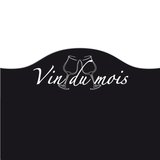 Panneau brasserie caviste Vin du mois