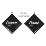 Plaque réversible Ouvert / Fermé