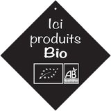 Pancarte à ventouse Ici produits Bio - Plaques PVC