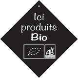 Pancarte à ventouse Ici produits Bio