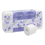 Papier toilette blanc 3 plis 100% cellulose – 8 rouleaux