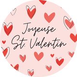Étiquettes cadeaux adhésives Joyeuse St Valentin