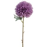 Dahlia violet sur tige synthétique - Plantes et fleurs artificielles
