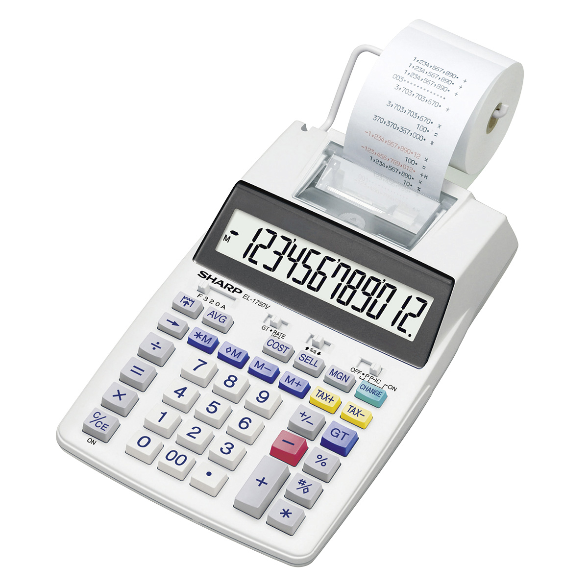 Calculatrice à impression SHARP EL-1750V