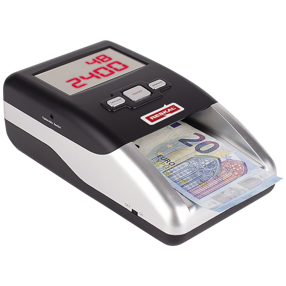 Compteur de billets Euros/CHF et détecteur de faux - sur secteur