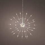 Étoile polaire argent 60 micro-leds - Décors lumineux