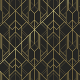 Papier cadeau Art Grafik couché blanc 70 cm x 25 m, noir / or, 80 g/m² - Papiers cadeaux à motifs