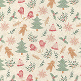 Papier cadeau Bonnets de Noël - Papiers cadeaux de Noël