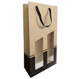 Sacs cartonnés 2 bouteilles Séduction Line - Sacs pour bouteilles de vin
