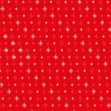 Papier cadeau couché rouge étoiles blanches 70 cm x 100 m 70 g/m²