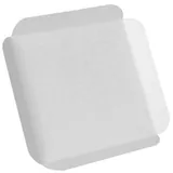 Carré rainé avec rebord carton blanc pâtisserie 14x14cm – Paquet de 250