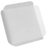 Carré rainé carton blanc 17 x 17 cm - Semelle carrée - Support gâteau - Paquet de 250