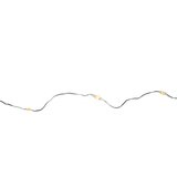 Rideau lumineux Alya ivoire 400 micro-leds - Rideaux lumineux