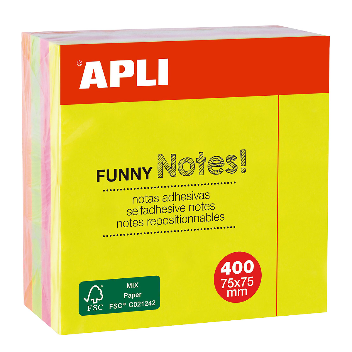 Bloc-notes adhésives repositionnables Funny