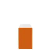 Pochette cadeau kraft vergé orange passion 7 x 12 cm - Sachet kraft - Lot de 250