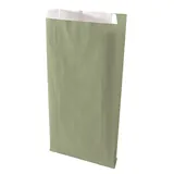 Pochette cadeau kraft vergé vert tilleul 24 x 7,5 x 41 cm - Sachet kraft - Lot de 250