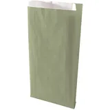 Pochette cadeau kraft vergé vert tilleul 31 x 8 x 49 cm - Sachet kraft - Lot de 250