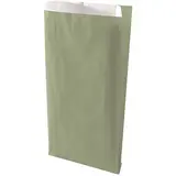 Pochette cadeau kraft vergé vert tilleul 31 x 8 x 49 cm - Sachet kraft - Lot de 250