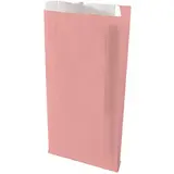 Pochette cadeau kraft vergé rose poudré 31 x 8 x 49 cm - Sachet kraft - Lot de 250