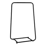 Portant droit noir - L 90 cm - H 160 cm