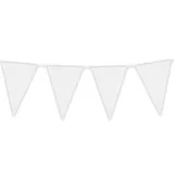 Guirlande 20 fanions blancs