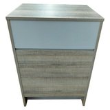 Comptoir d'accueil Easy chêne / gris 62,5 x 51 x 88 cm