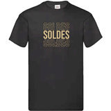 T-shirt Soldes - noir & or - T-shirts Soldes
