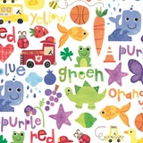 Papier cadeau Animaux multicolores - Papiers cadeaux Enfants