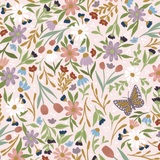 Papier cadeau couché rose Bucolique 70 cm x 50 m 80 g/m² – le rouleau