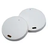 Couvercle carton pour gobelet carton ø 9 cm avec bec buveur - Lot de 50