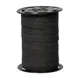 Bolduc noir pailleté 10 mm x 100 m polypropylène