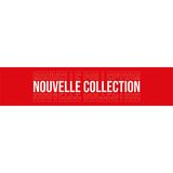 Affiche Nouvelle collection horizontale 90 x 20 cm rouge/blanc