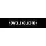 Affiche Nouvelle collection horizontale 90 x 20 cm noir/blanc