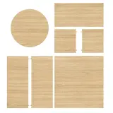 Joue de comptoir Vincenza + tablette ronde