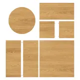 Joue de comptoir Corbridge + tablette ronde